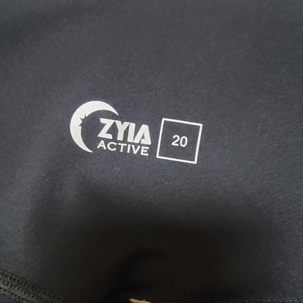 Zyia Active Black Leggings SZ 20 - Picture 3 of 3